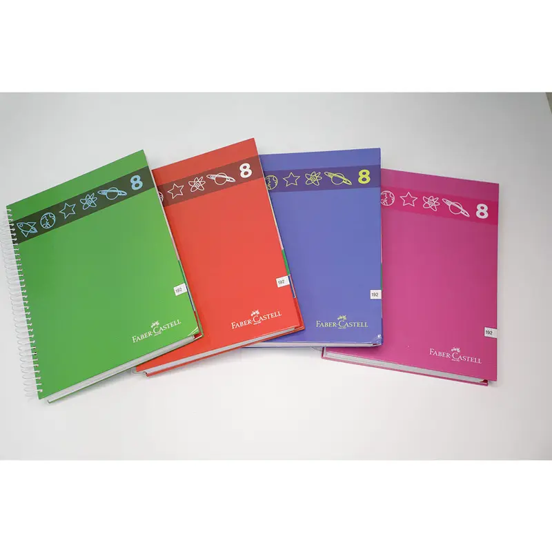 (NET)Faber-Castell Univ.1 Subjt. A4 Spiral  96sh 70g Sqrd.