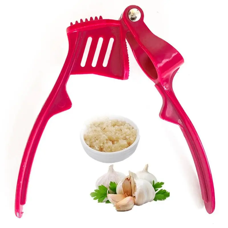 **NET**Plastic Garlic Grinding Tool Press Garlic Peeler / 22FK093Fuchsia