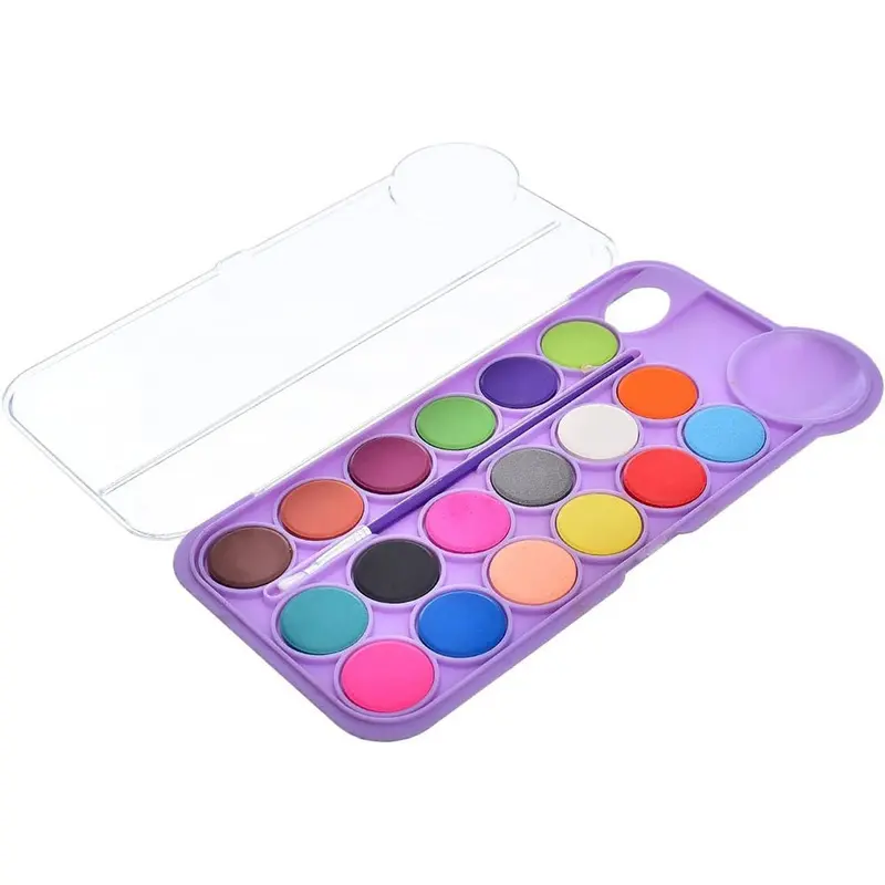 18 High Quality Water Color With BrushPurple