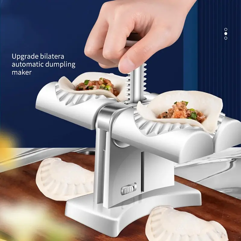 **(NET)**22FK223/ Double Head Dumpling Maker Kitchen Artifact Manual Press Dumpling Machine Tools Mould/ KN-437