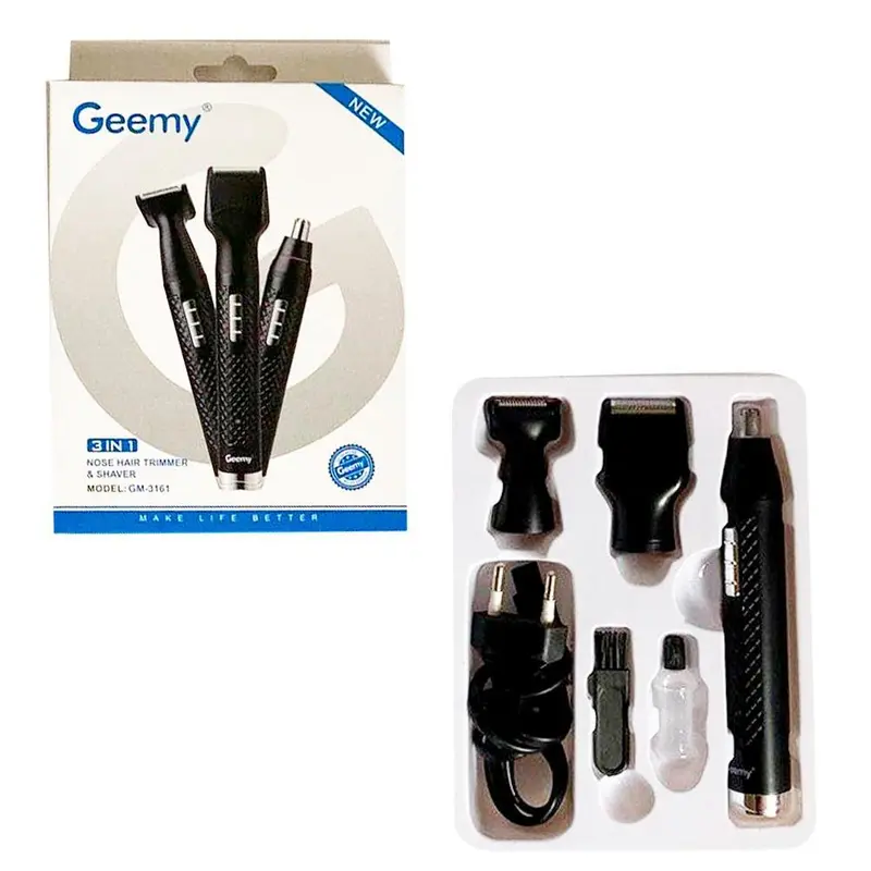 **(Net)** Geemy 3in1 Nose Hair Trimmer & shaver GM3161 / KC-28