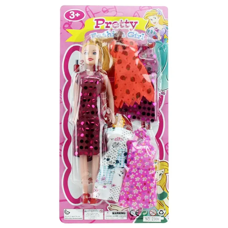 Beauty Fashion Girl With Dresses