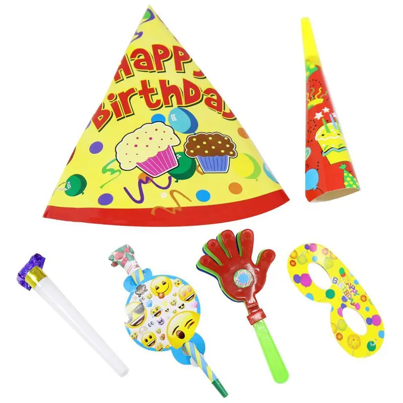 Birthday - Birthday Set (6 Pcs ) / E-117 / 416120Yellow