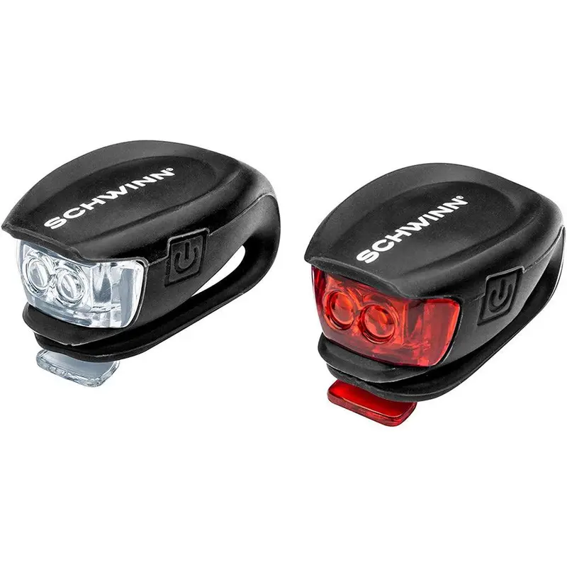 Schwinn 11 Lumen Quick Wrap Front and Rear Light Kit