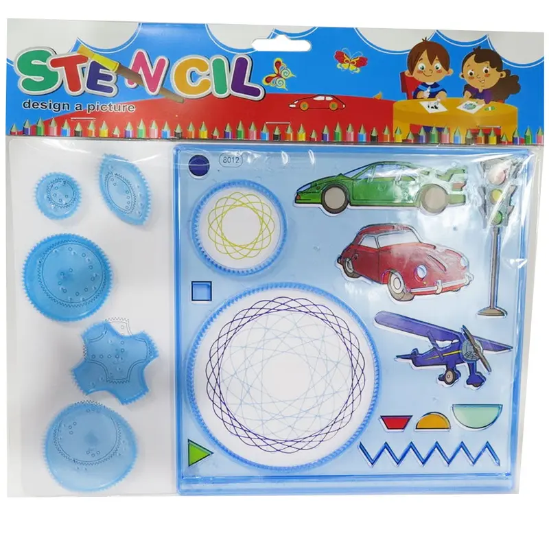 Sketching Board Circle Ruler StencilBlue