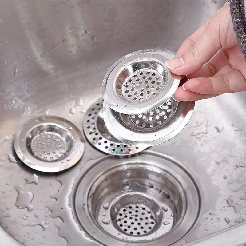 Stainless Steel Sink Garbage Strainer ( 2 Pcs)