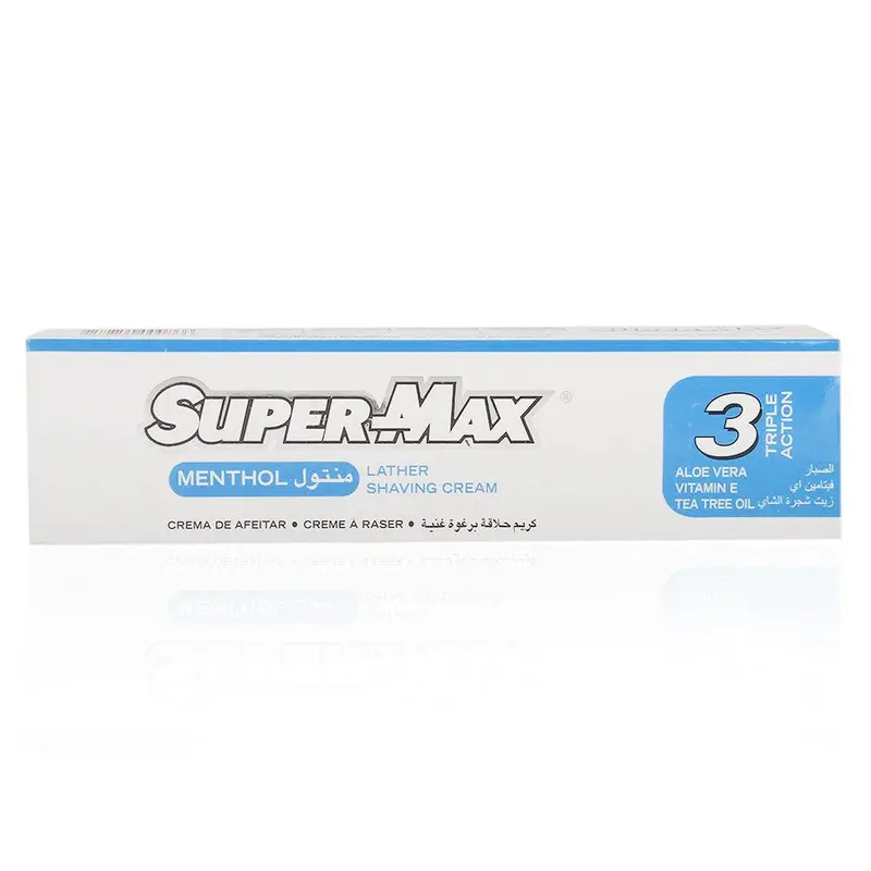 Super Max Menthol Lather Shaving Cream 100g / 206201