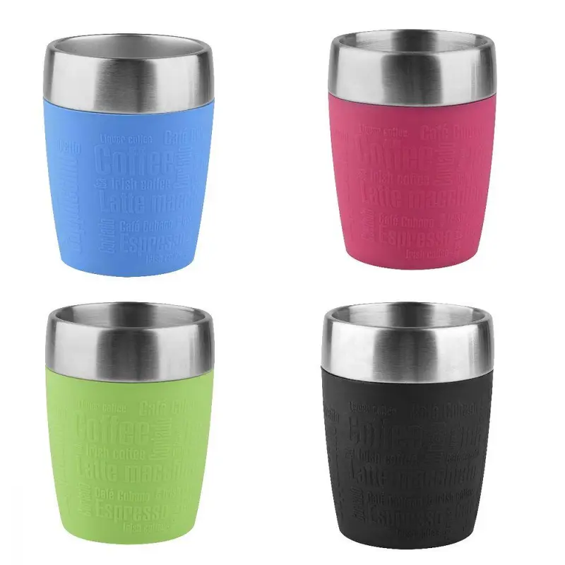 Tefal Stainless Steel Travel Cup 200 mL Set of 12 pieces / K3089314