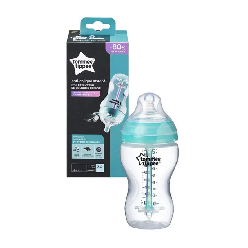 Tommee Tippee Anti Colic Advance Average Flow Rate Milk Bottle 340 ml