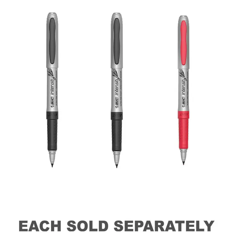 Bic Intensity Permanent Marker 0.6mm Tip (12pk)Black