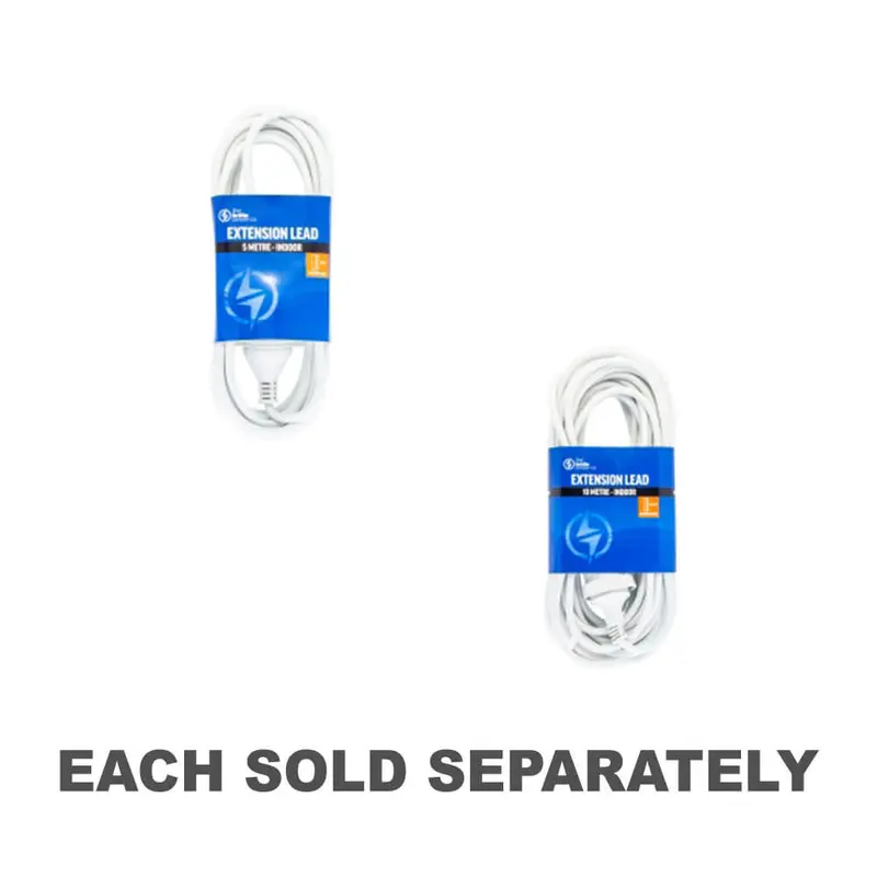 The Brute Power Co. Extension Lead (White)10m