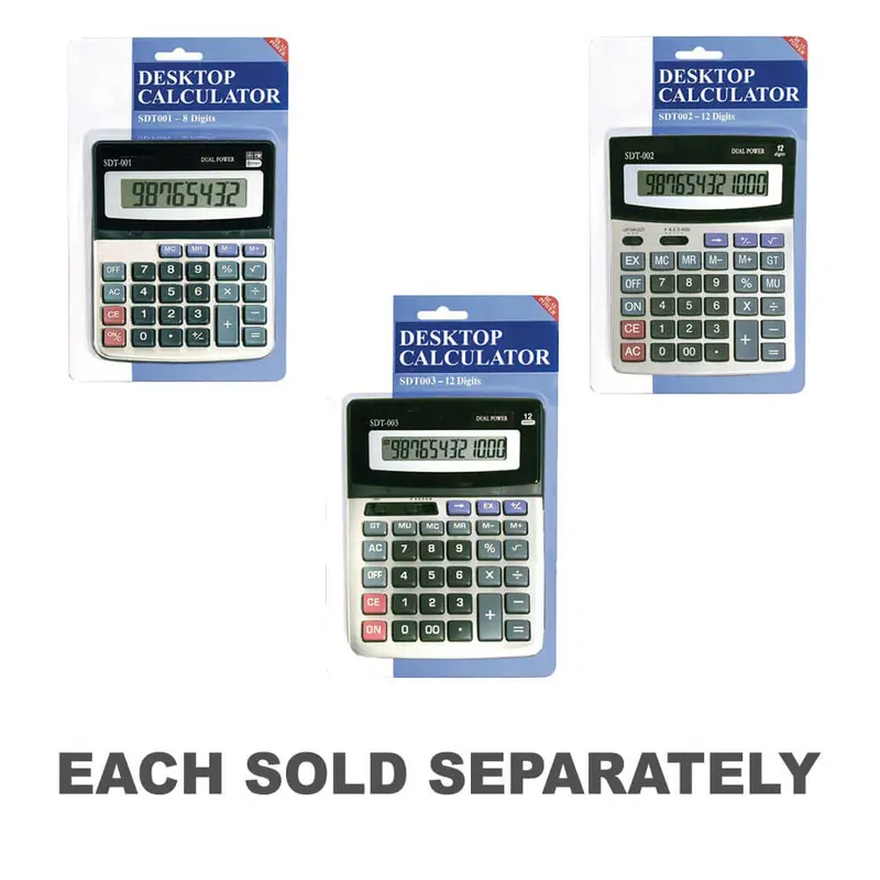 Stat Dual Power Calculator12 Digit Large
