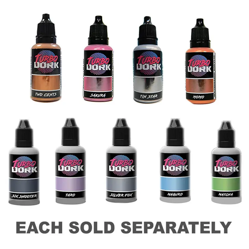 Turbo Dork Metallic Acrylic Paint 20mL BottleTaro