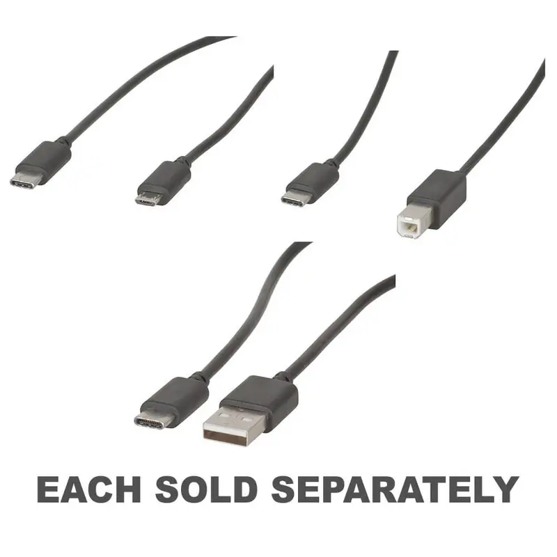 USB 2.0 Type-C Plug to Plug Cable 1.8mto Micro B
