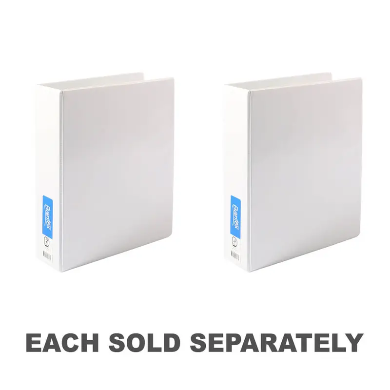 Bantex Insert Binder 50mm A4 (White)2 D-Ring