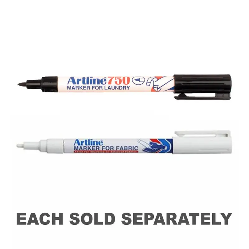 Artline #750 Laundry Marker (Box of 12)Black