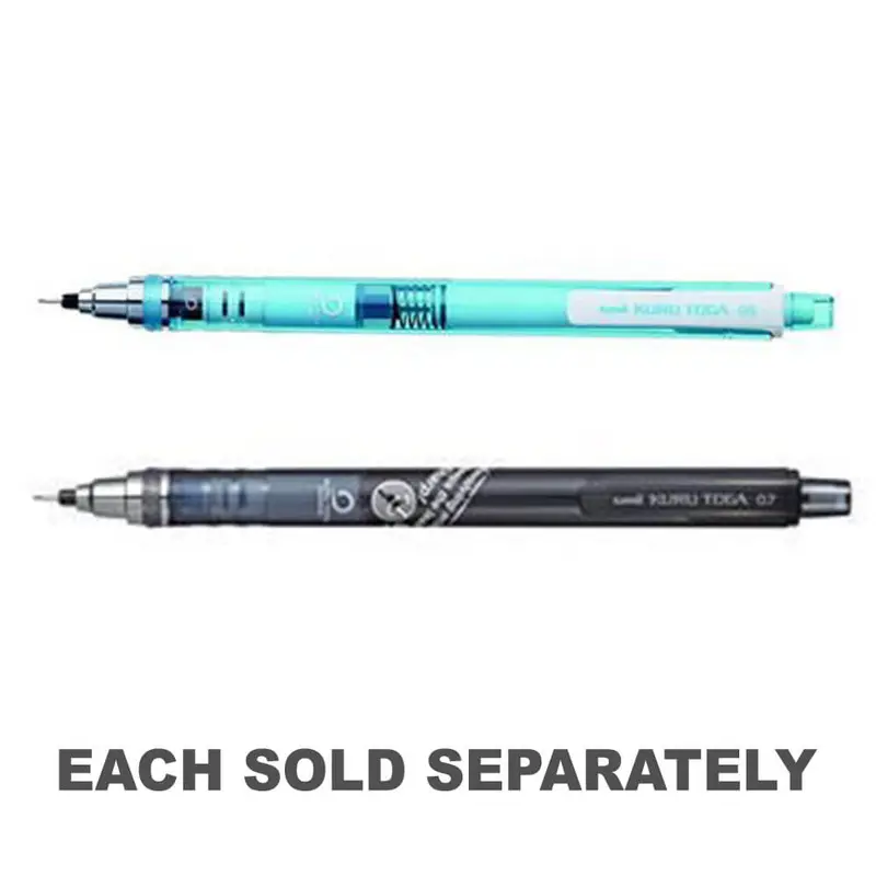 Uni Kuru Toga Mechanical Pencil 0.5mm (Box of 12)Blue B.