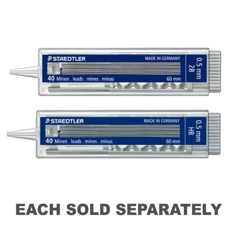 Staedtler 255 Pencil Leads 0.5mm (Pack of 40)2B
