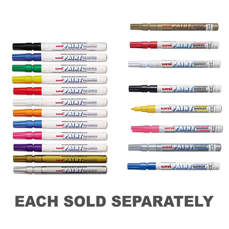 Uni-Ball Fine Paint Marker (Box of 12)Assorted Color