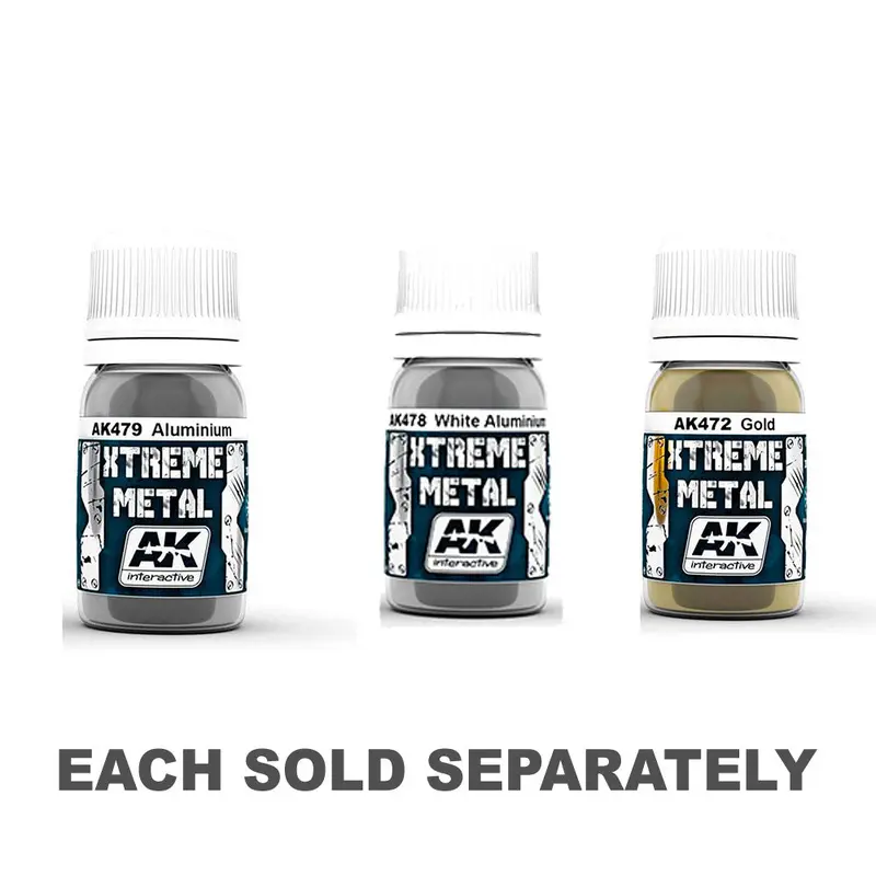 AK Interactive Xtreme Metallic Paint 30mLMetal Aluminium