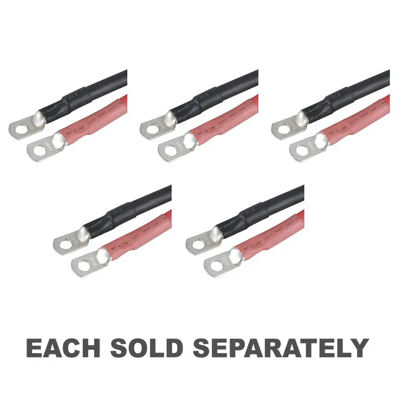 2-Gauge Tinned Battery Power Lead (Black)1220mm