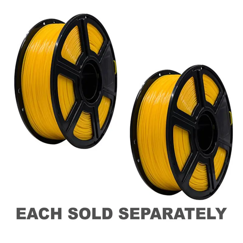 1.75mm Yellow Flashforge PLA Filament1kg Roll