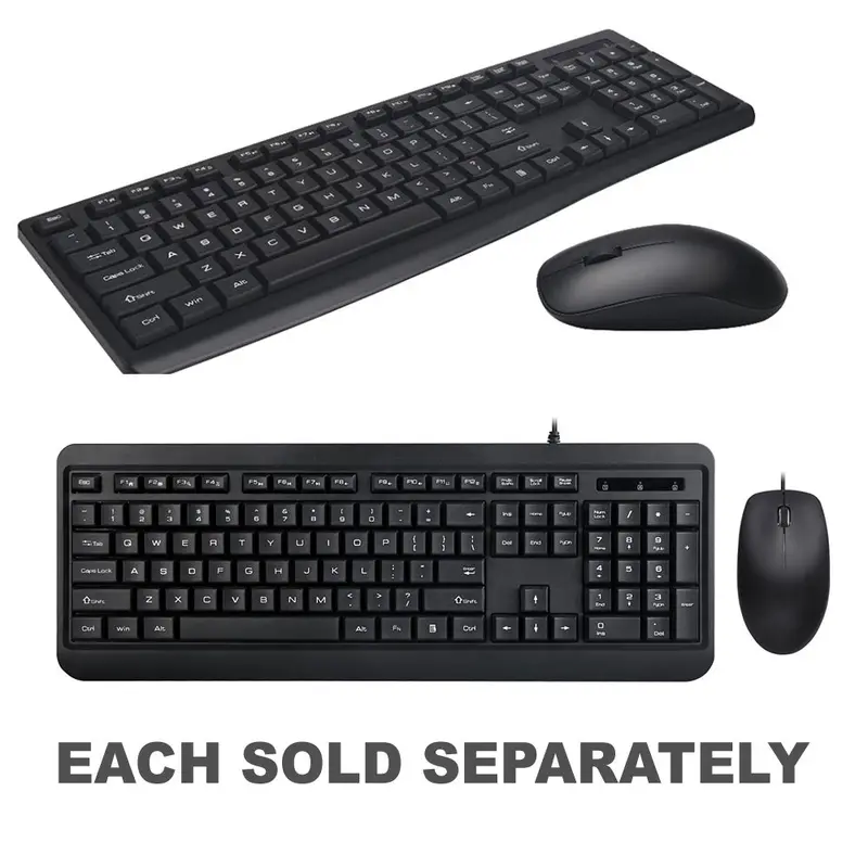 Shintaro Mouse and Keyboard Combo (Black)Wired