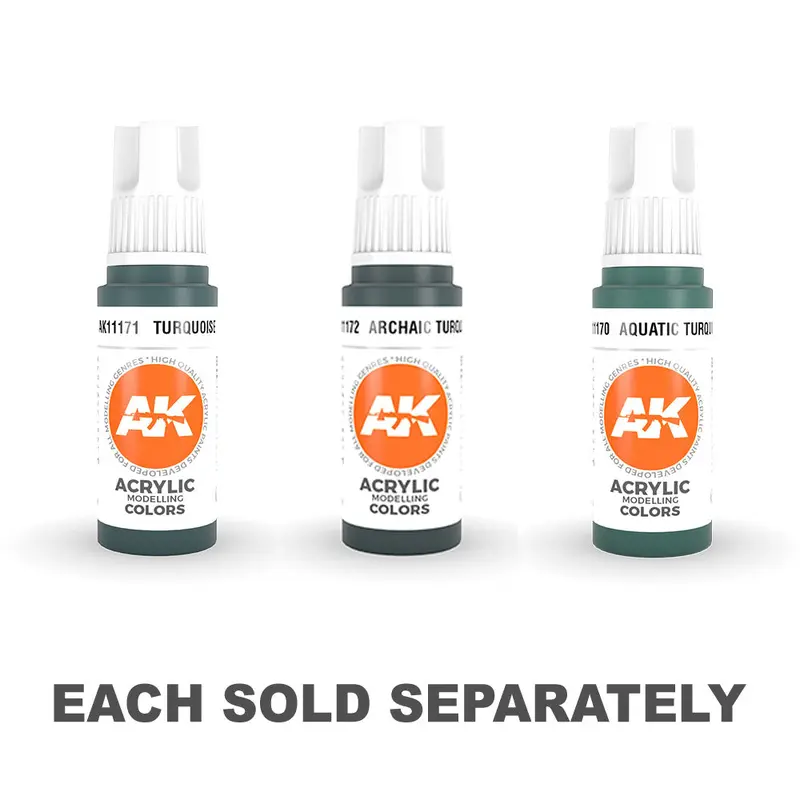 AK Interactive 3Gen Turquoise Acrylic Paint 17mLAquatic